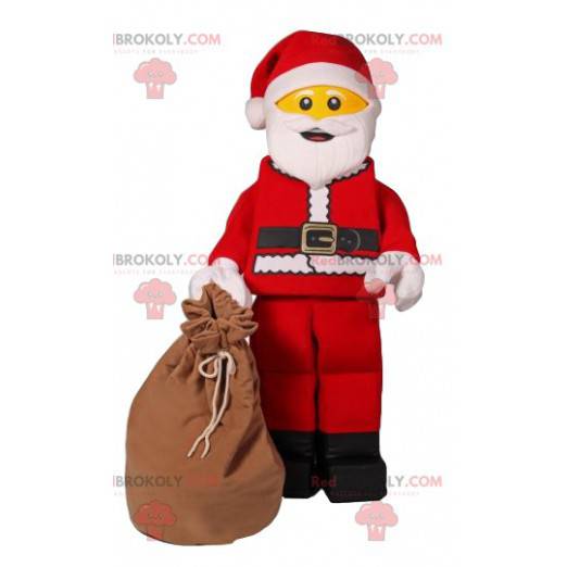 Mascotte di playmobil di Babbo Natale. Costume da Babbo Natale