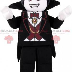 Mascotte Playmobil de vampire en costume. Costume de vampire -