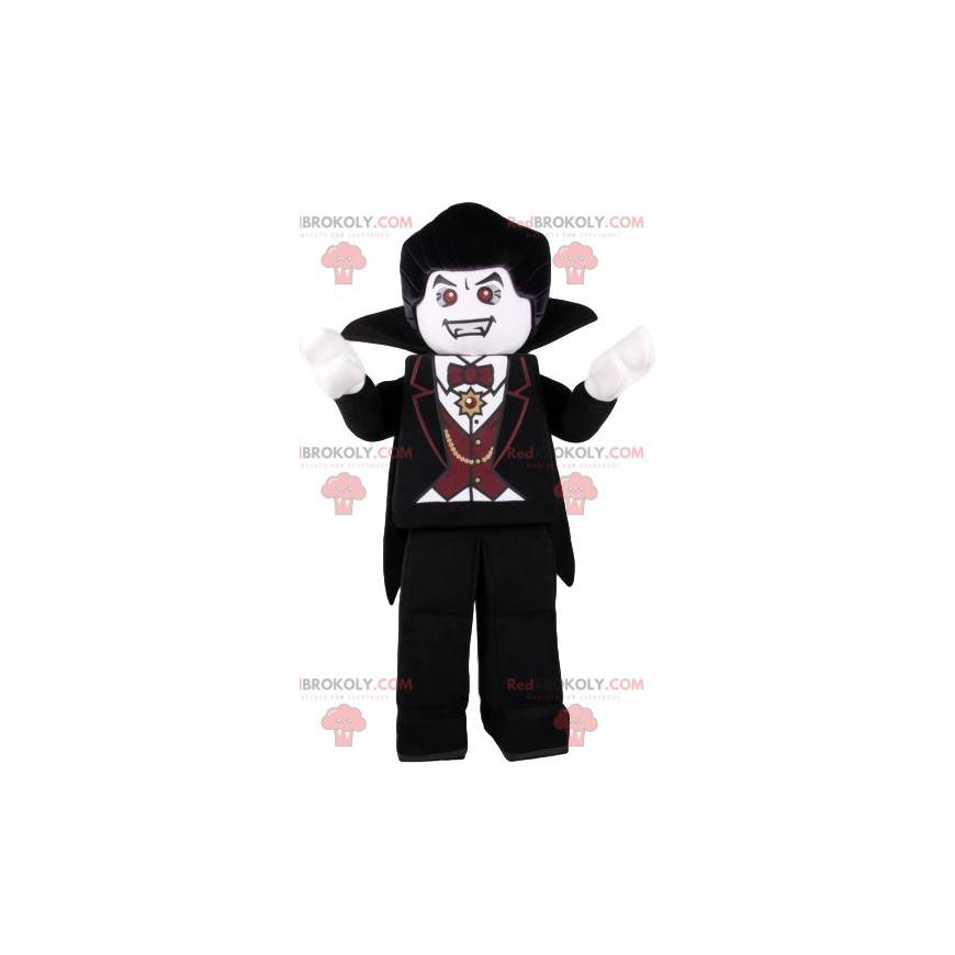 Playmobil vampire mascot in costume. Vampire costume -