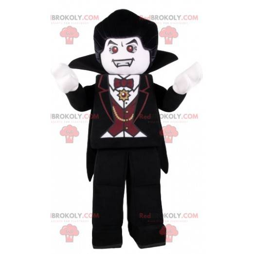 Mascotte Playmobil de vampire en costume. Costume de vampire -