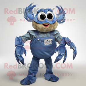 Blue Crab mascotte kostuum...