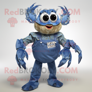 Blue Crab maskot kostume...