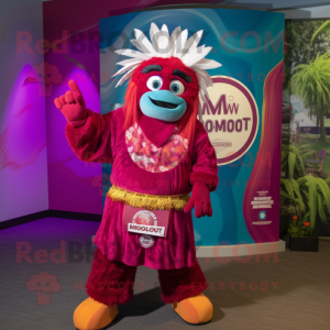 Magenta Chief mascotte...