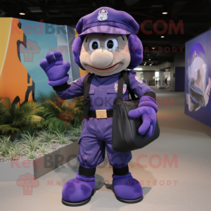 Lilla Navy Soldier maskot...