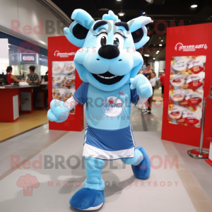 Sky Blue Steak mascotte...