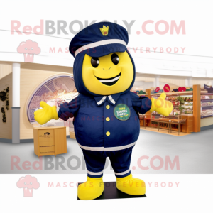 Navy Squash maskot drakt...