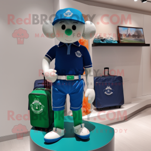 maskot drakt figur med...