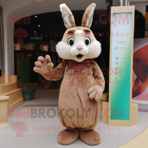 Brown Rabbit mascotte...