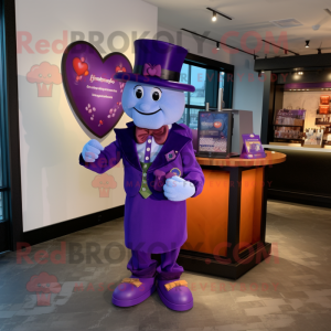 Purple Heart maskot kostume...