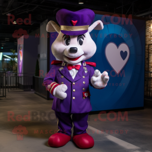 Purple Heart mascotte...
