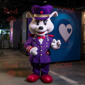 Purple Heart maskot drakt...