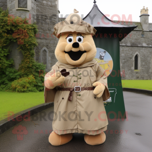 Tan Irish Castle mascotte...