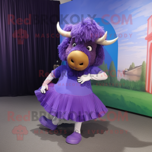 Lilla Buffalo maskot...