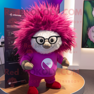 Magenta Porcupine mascotte...