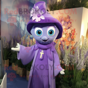 Lavendel vedhæng maskot...