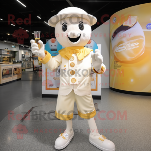 Cream Champagne maskot...