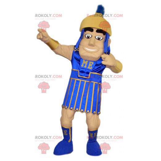 Mascotte de guerrier romain. Costume de guerrier romain. -