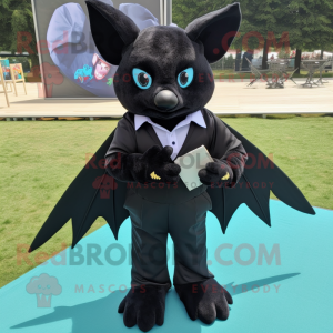 Black Bat mascotte kostuum...