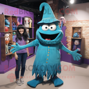 Postava maskota Teal Witch...