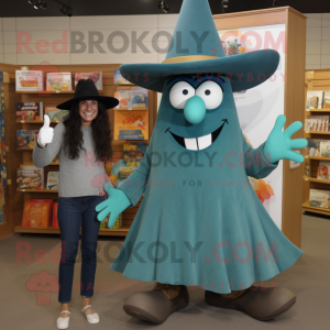 Teal Witch S Hat mascotte...