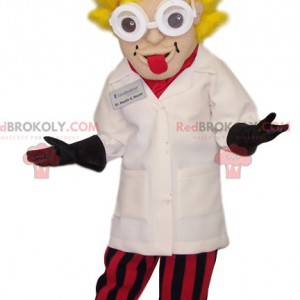 Mascot Dr. Emmett Brown, character from Back to the Future -