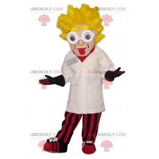 Mascot Dr. Emmett Brown, character from Back to the Future -