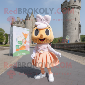 Peach Irish Castle maskot...