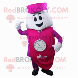 Magenta armbandsur maskot...