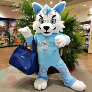 Sky Blue Lynx maskot...