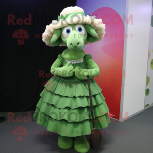 Green Sheep mascotte...