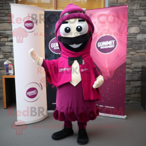 Magenta Guinness maskot...