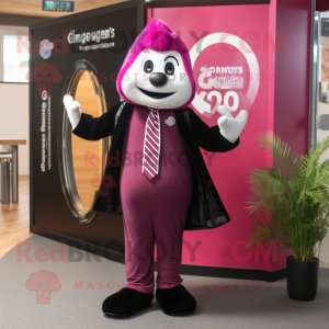 Magenta Guinness maskot...