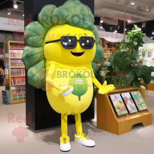 Citrongul Broccoli maskot...