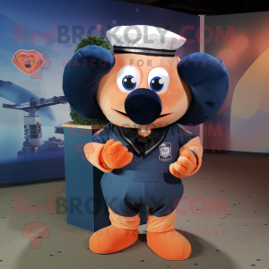 Peach Navy Seal mascotte...