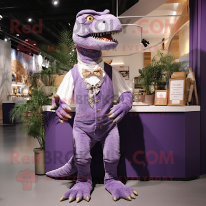 Lavender T Rex mascotte...