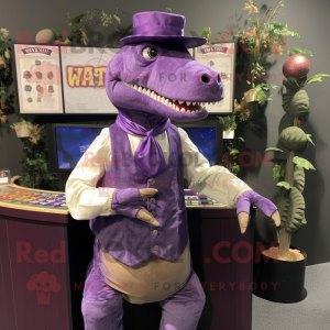 Lavendel T Rex maskot...