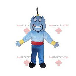 Mascotte du Génie bleu d'Aladin. Costume du Génie -