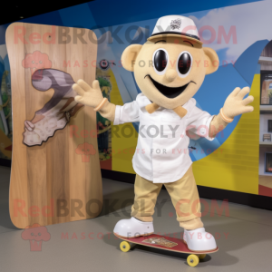 Cream Skateboard maskot...