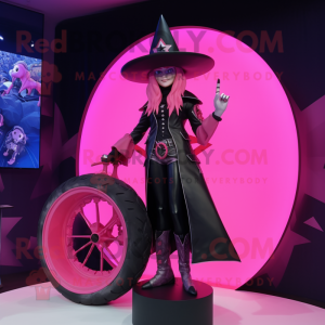 Postava maskota Pink Witch...
