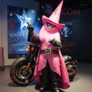 Pink Witch S Hat mascotte...