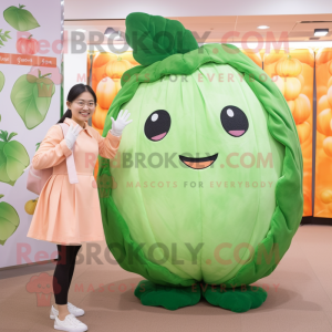 Peach Cabbage Leaf mascotte...