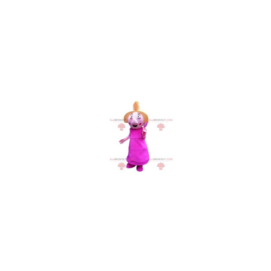Princess mascot with a magic wand - Redbrokoly.com Princess mascot with a magic wand - Redbrokoly.com