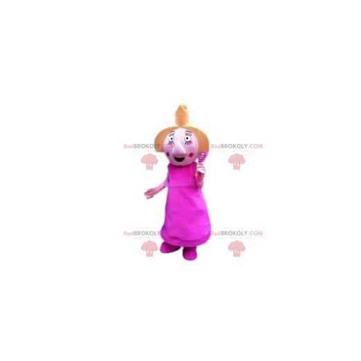Princess maskot med en trollstav - Redbrokoly.com