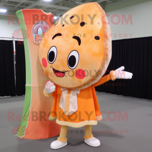 Peach Pizza Slice mascotte...