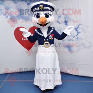 Navy Arrow Of Love maskot...