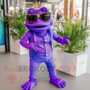 Purple Frog mascotte...
