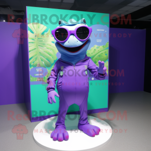 Purple Frog mascotte...