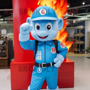 Sky Blue Fire Fighter...