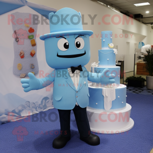 Sky Blue Wedding Cake...