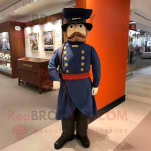  Civil War Soldat maskot...